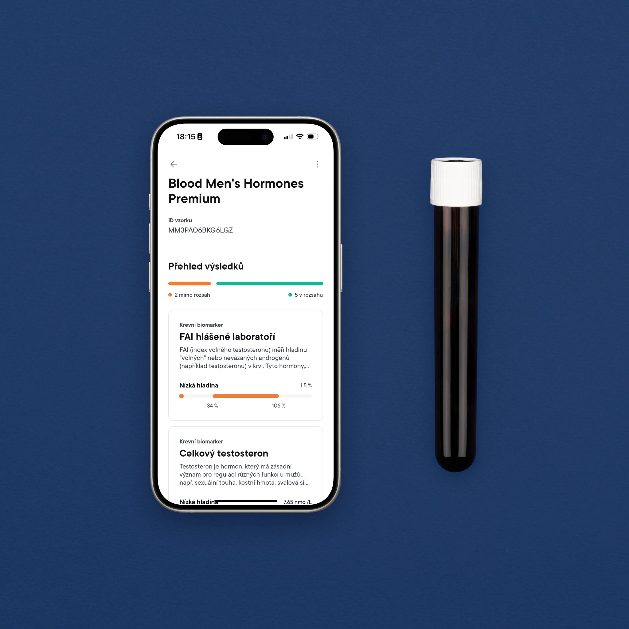 Badanie hormonalne krwi dla mężczyzn Premium